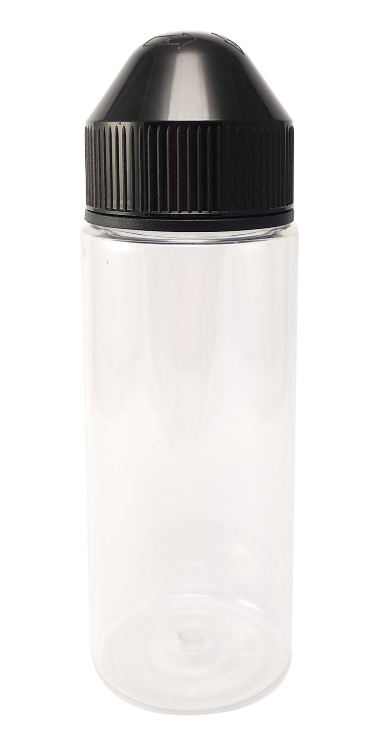 120 ml flacon e-liquide avec capuchon noir - Nexeem